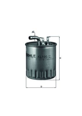 filtru combustibil MAHLE KL 100/2