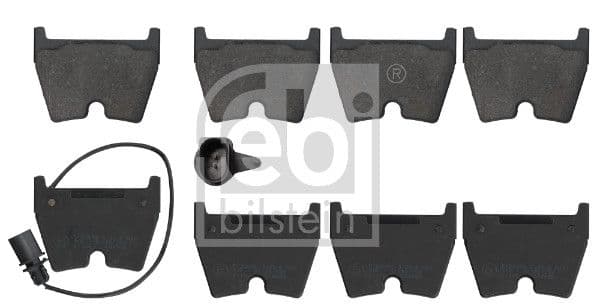 set placute frana,frana disc FEBI BILSTEIN 116024