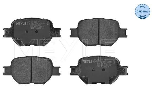 set placute frana,frana disc MEYLE -ORIGINAL: True to OE. 025 235 2617