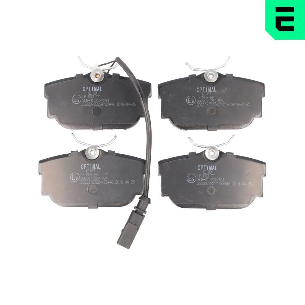 set placute frana,frana disc OPTIMAL BP-12189