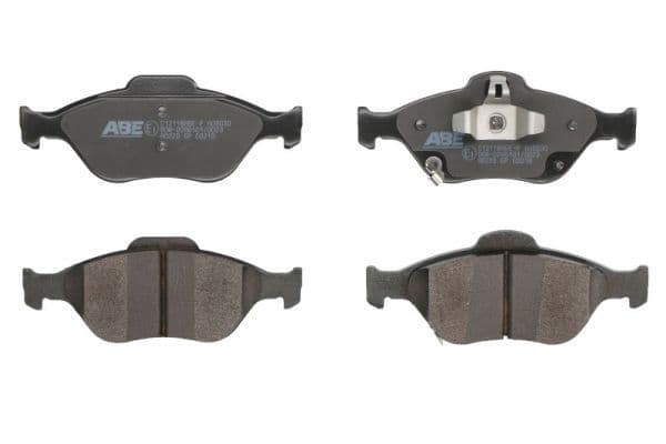 set placute frana,frana disc ABE C12118ABE-P