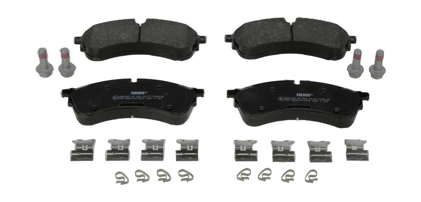 set placute frana,frana disc FERODO PREMIER ECO FRICTION FVR5105