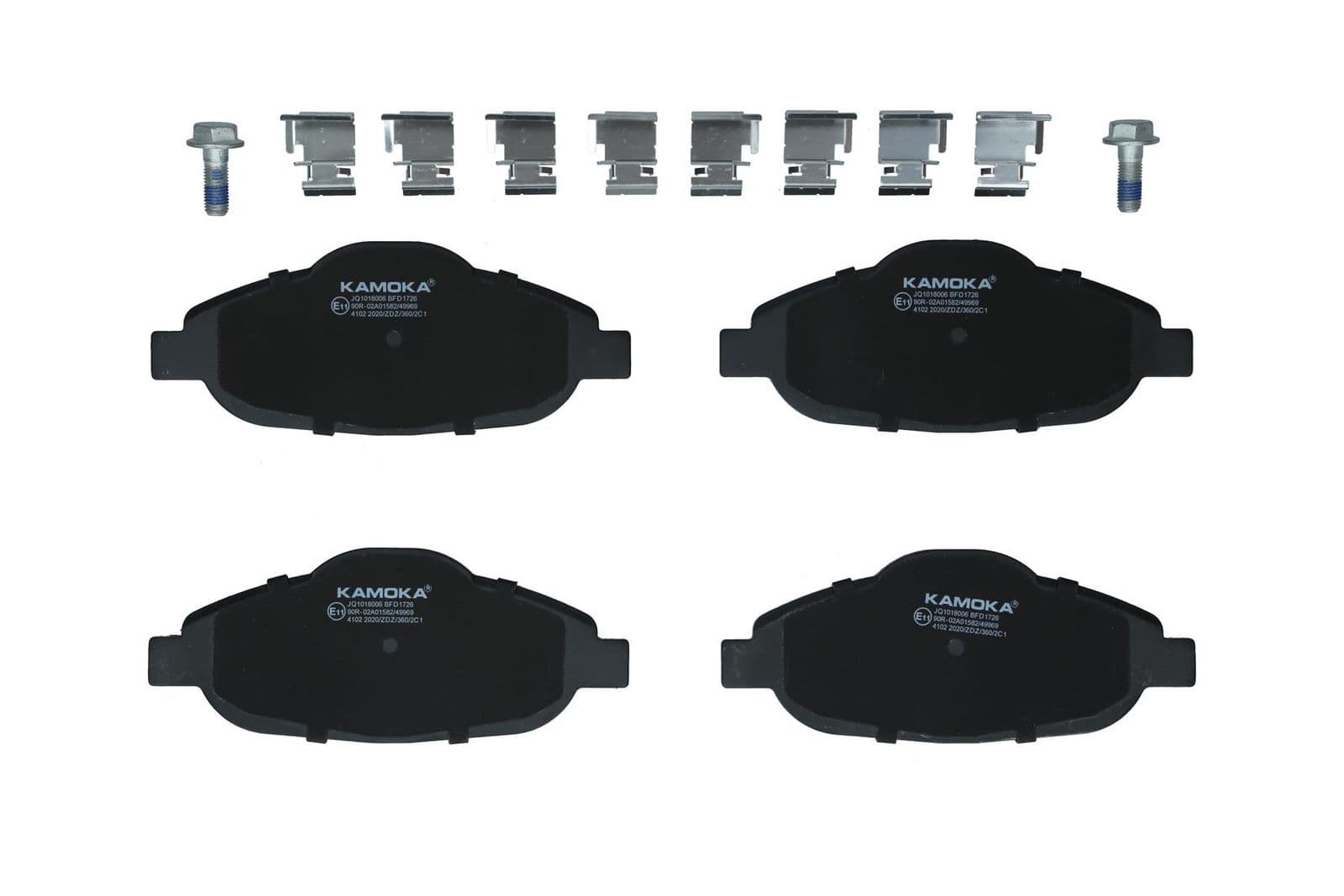 set placute frana,frana disc KAMOKA JQ1018006