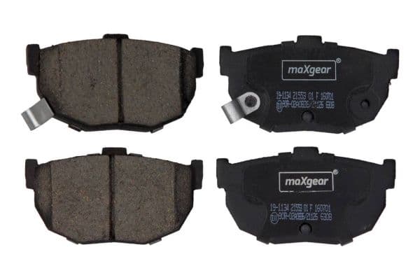 set placute frana,frana disc MAXGEAR 19-1134