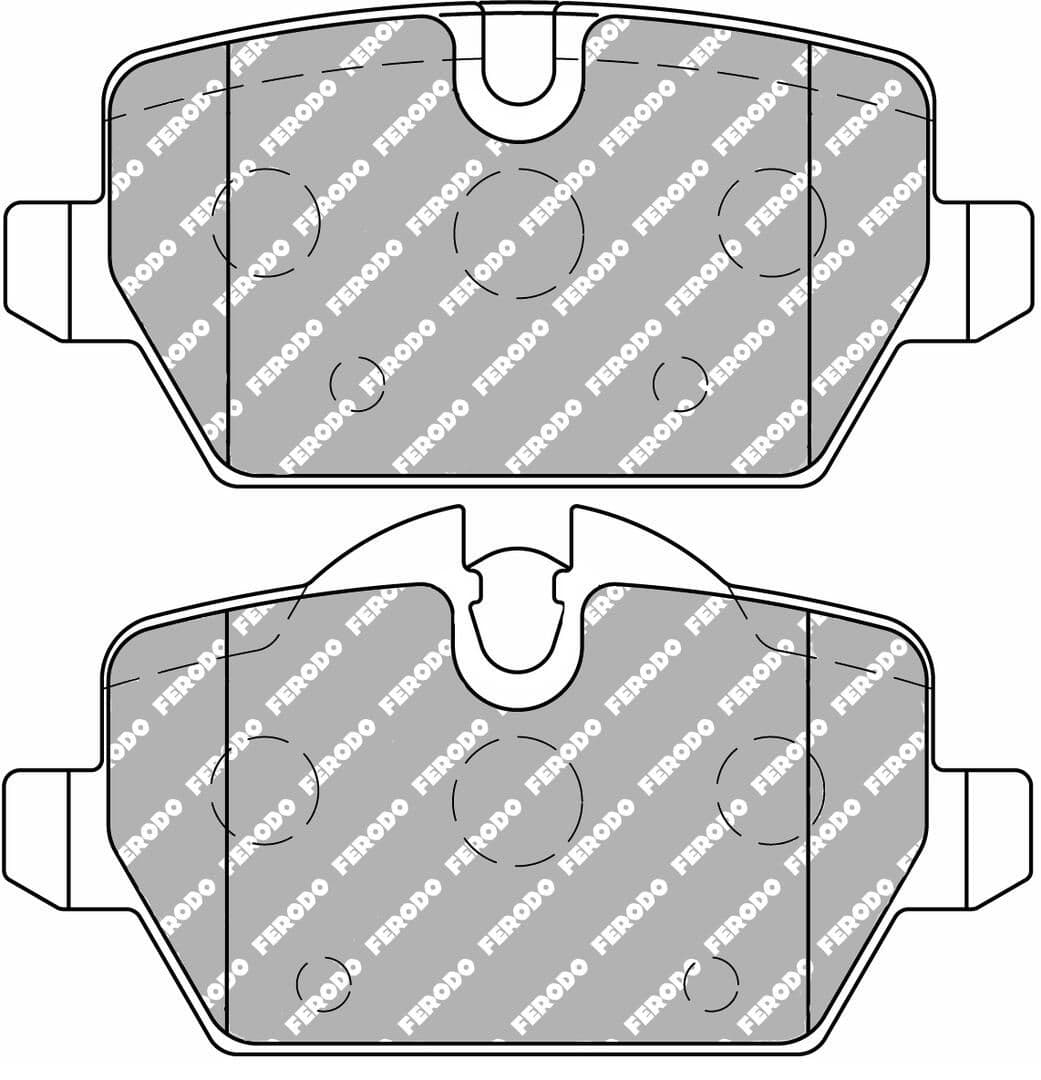 set placute frana,frana disc FERODO FCP1806H