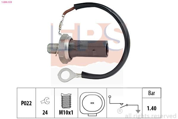Senzor presiune ulei EPS Made in Italy - OE Equivalent 1.800.159