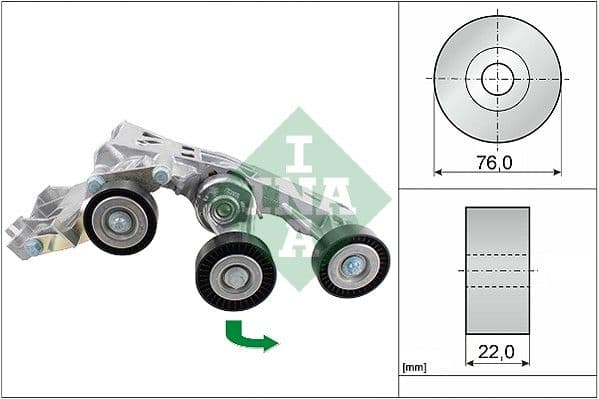 Intinzator curea, curea distributie Schaeffler INA 534 0338 10