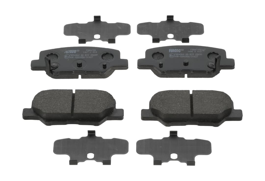 set placute frana,frana disc FERODO PREMIER ECO FRICTION FDB4739