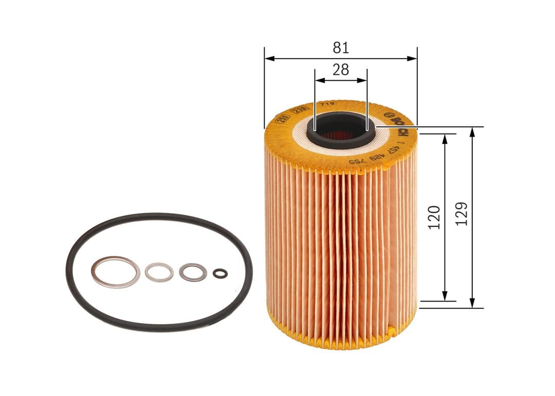 Filtru ulei BOSCH 1 457 429 755