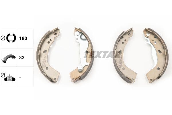 Set saboti frana TEXTAR 91074500