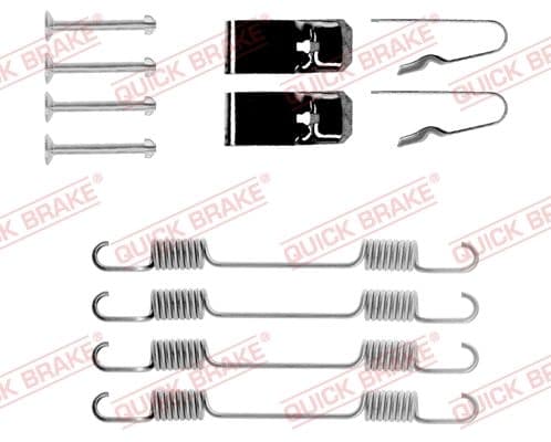 Set accesorii, sabot de frana QUICK BRAKE 105-0602