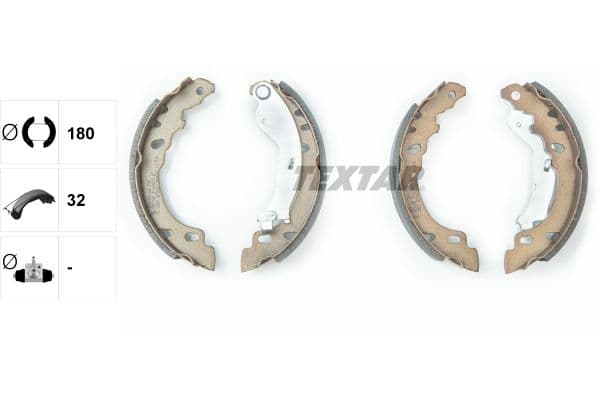 Set saboti frana TEXTAR 91064600
