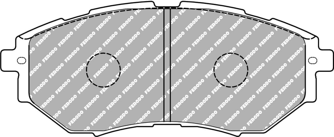 set placute frana,frana disc FERODO FCP1984H