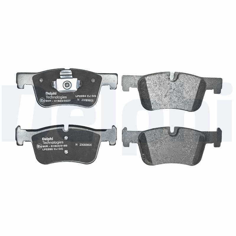 set placute frana,frana disc DELPHI LP2285