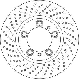 Disc frana TRW DF6778S