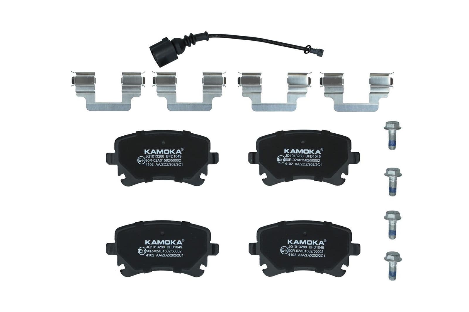 set placute frana,frana disc KAMOKA JQ1013288