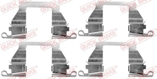 Set accesorii, placute frana QUICK BRAKE 109-1800