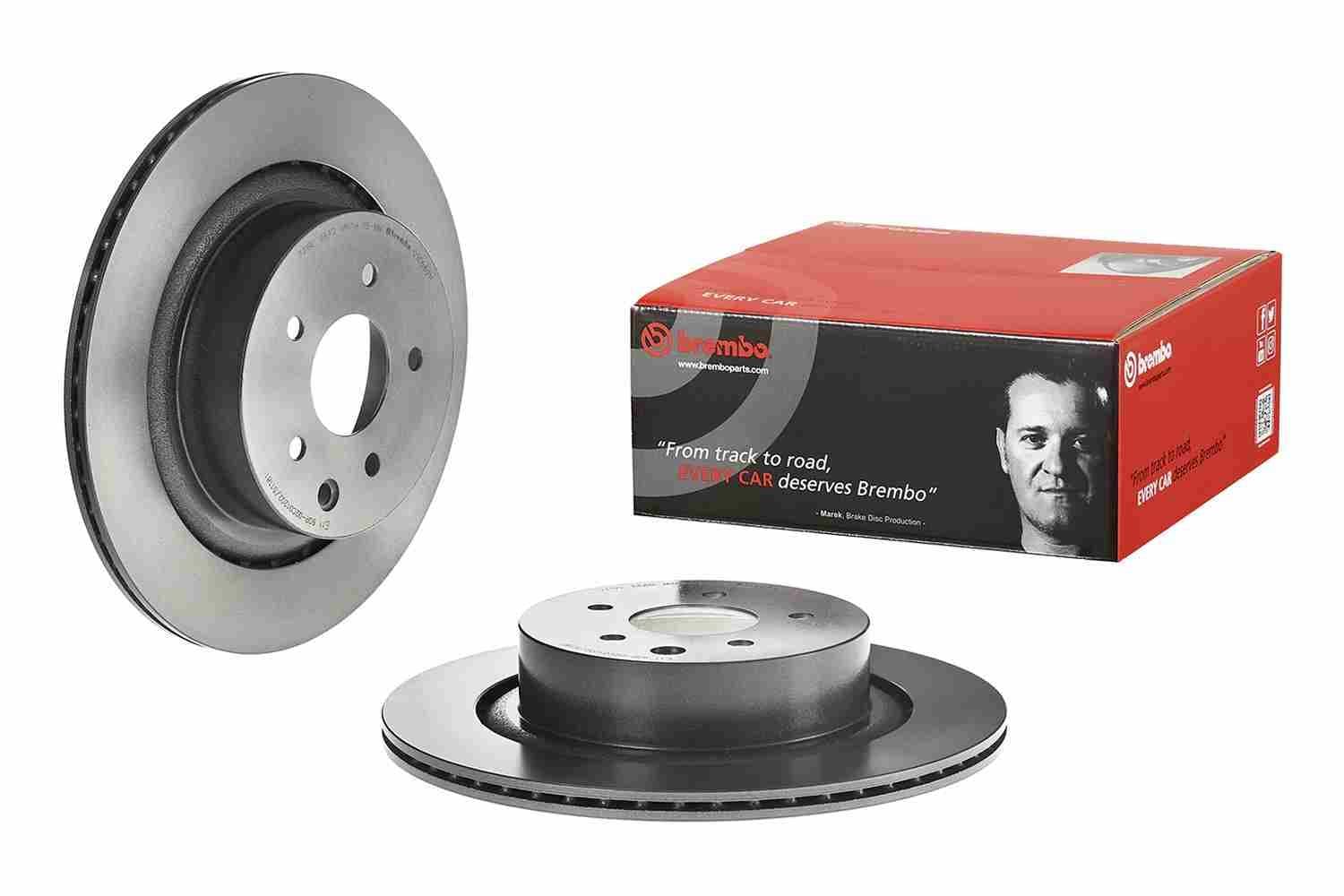 Disc frana BREMBO PRIME LINE - UV Coated 09.D689.11