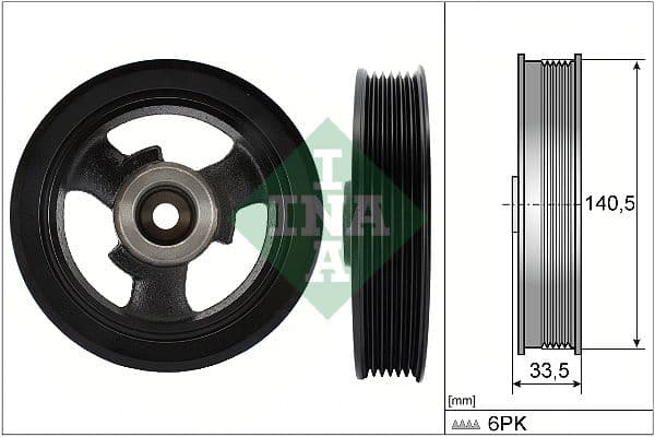 Fulie curea, arbore cotit Schaeffler INA 544 0149 10