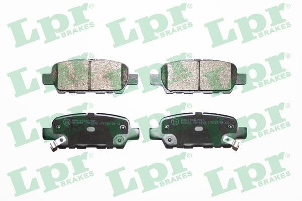 set placute frana,frana disc LPR 05P1839