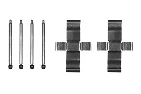 Set accesorii, placute frana TRW PFK128