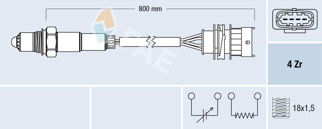 Sonda Lambda FAE 77157