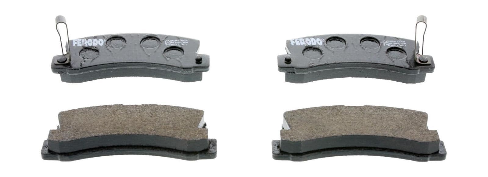 set placute frana,frana disc FERODO PREMIER ECO FRICTION FDB478