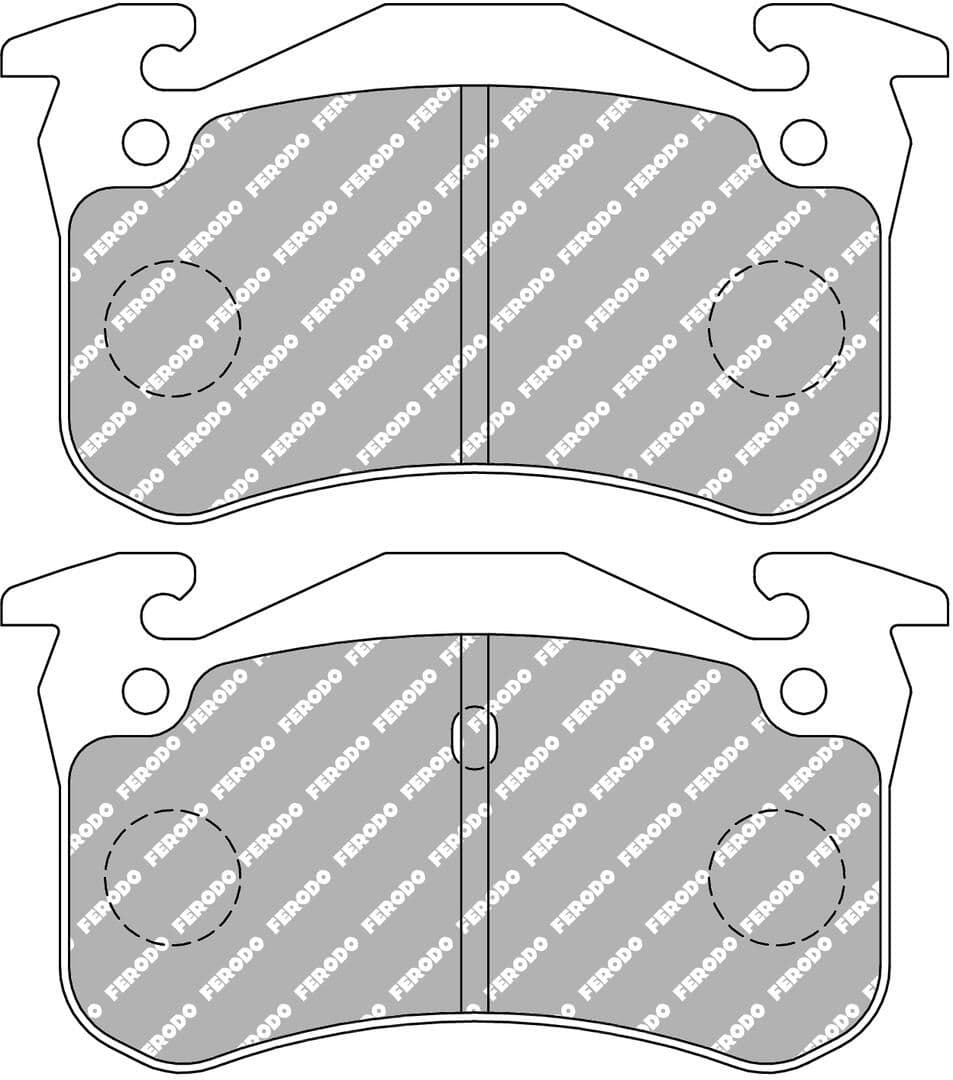 set placute frana,frana disc FERODO FDS558