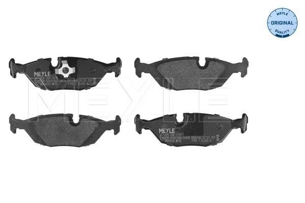 set placute frana,frana disc MEYLE -ORIGINAL: True to OE. 025 206 7516