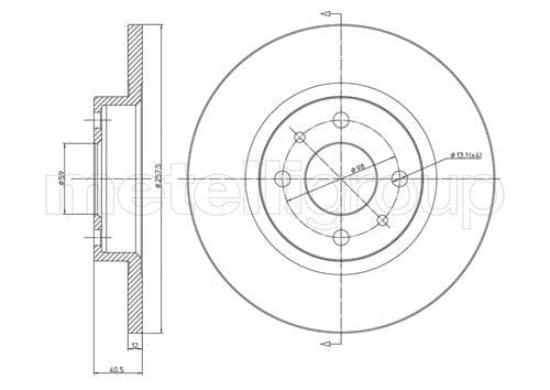 Disc frana METELLI 23-0179