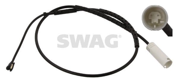 senzor de avertizare,uzura placute de frana SWAG 11 93 6571