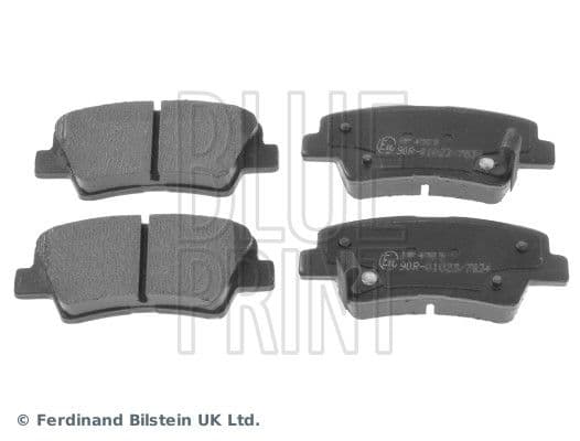 set placute frana,frana disc BLUE PRINT ADG042100