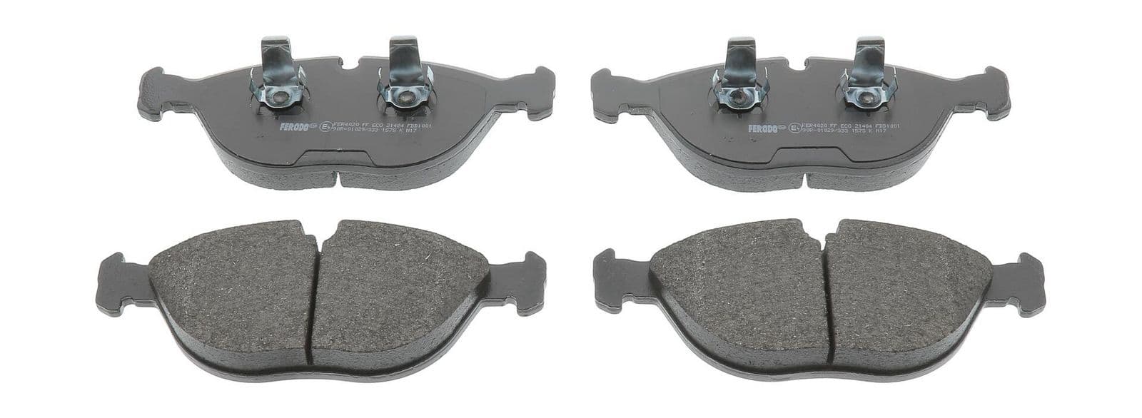 set placute frana,frana disc FERODO PREMIER ECO FRICTION FDB1001
