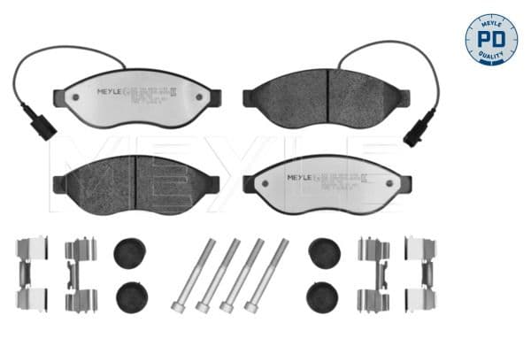 set placute frana,frana disc MEYLE -PD: Advanced performance and design. 025 244 6819-1/PD