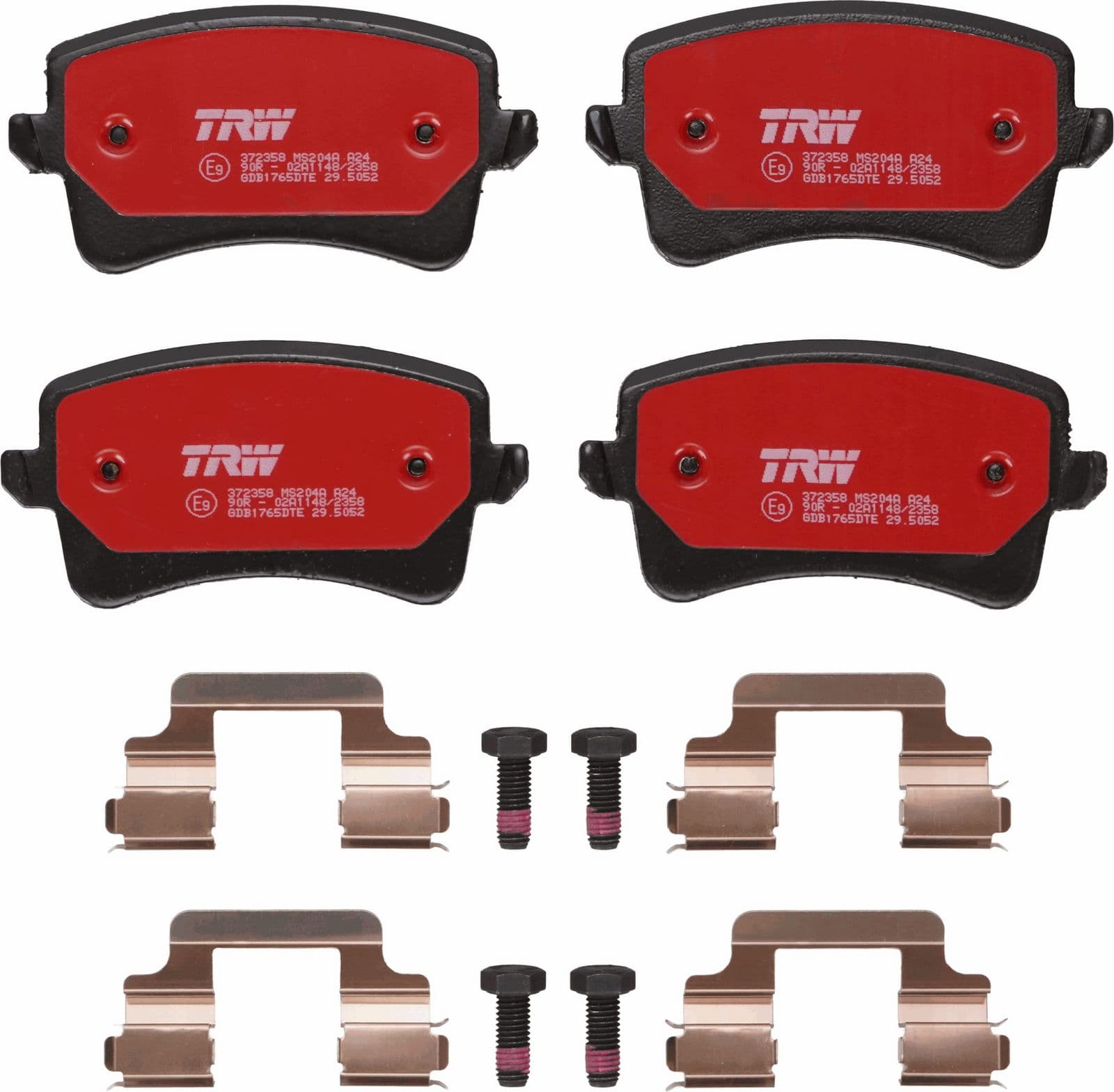 set placute frana,frana disc TRW DTEC COTEC GDB1765DTE