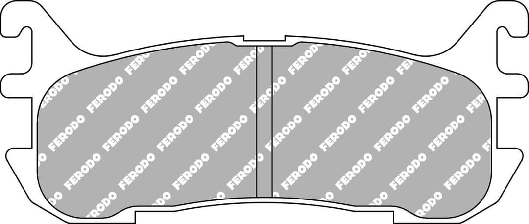 set placute frana,frana disc FERODO FCP1012H