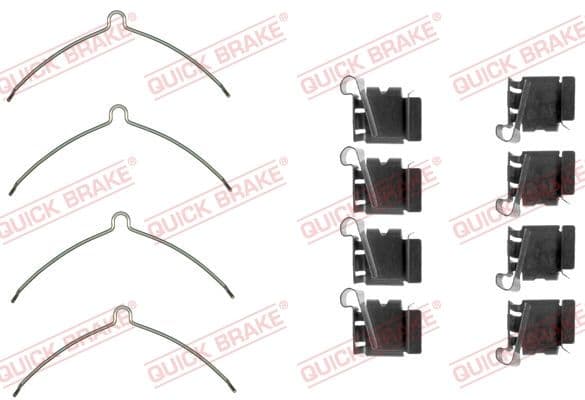 Set accesorii, placute frana QUICK BRAKE 109-1622