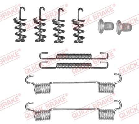 set accesorii, saboti frana parcare QUICK BRAKE 105-0051