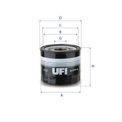 Filtru ulei UFI 23.577.00
