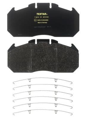 set placute frana,frana disc TEXTAR 2913103