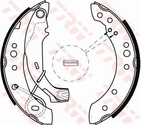 Set saboti frana TRW GS8467