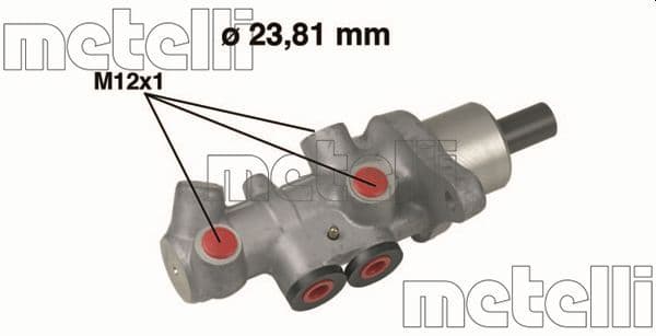 Pompa centrala, frana METELLI 05-0536