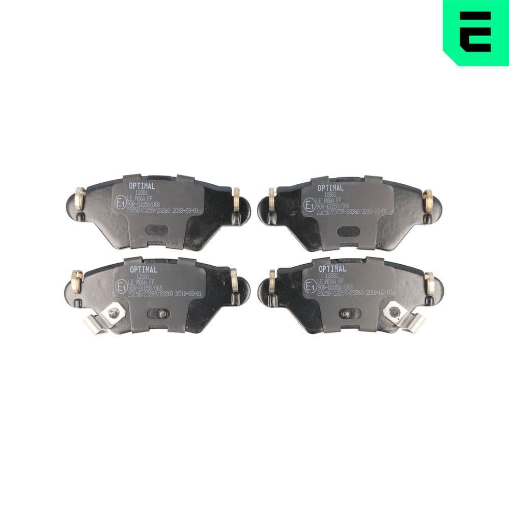 set placute frana,frana disc OPTIMAL BP-12081