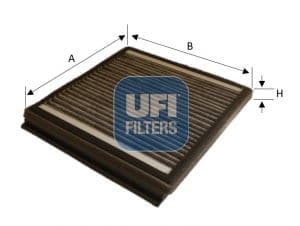 Filtru, aer habitaclu UFI 54.235.00