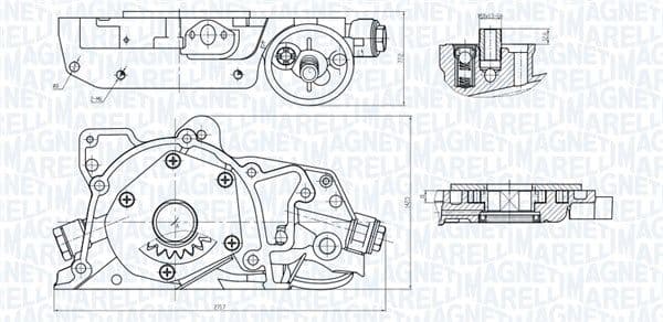 Pompa ulei MAGNETI MARELLI 351516000045