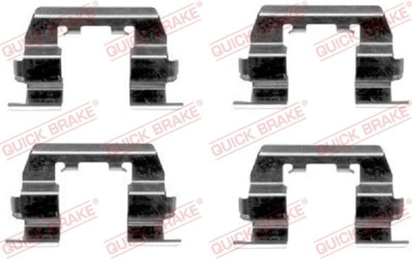 Set accesorii, placute frana QUICK BRAKE 109-1669