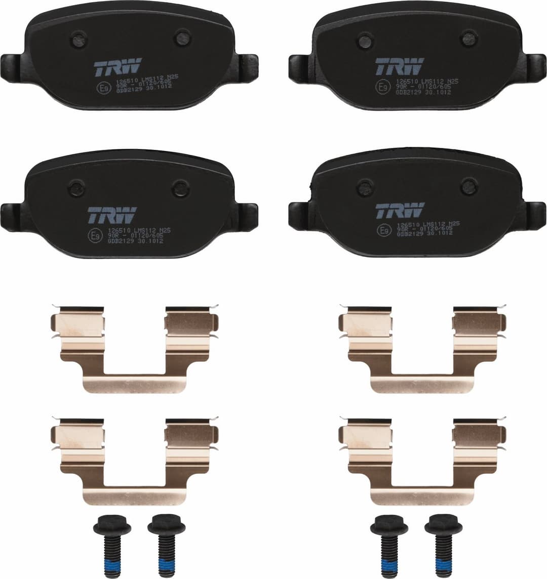 set placute frana,frana disc TRW GDB2129