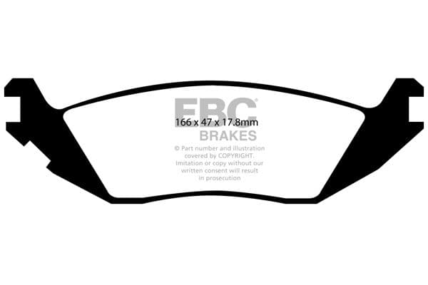 set placute frana,frana disc EBC Brakes DP41639R
