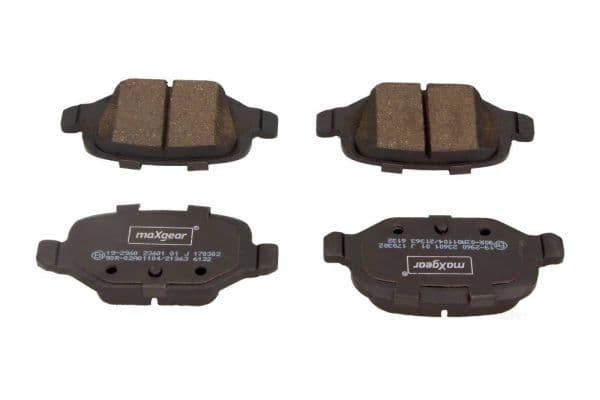 set placute frana,frana disc MAXGEAR 19-2960