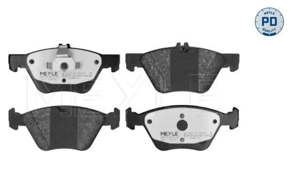 set placute frana,frana disc MEYLE 025 216 7020/PD